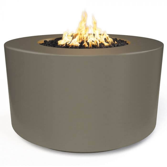 42" Florence Concrete Fire Pit - 24" Tall - CozeeFlames.com