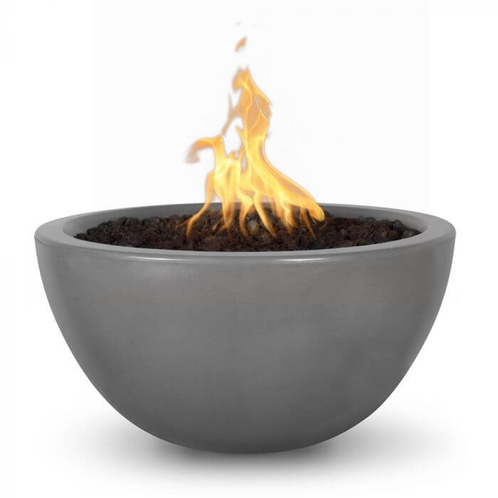 30" Luna GFRC Fire Bowl- OPT-LUNFO30 - CozeeFlames.com