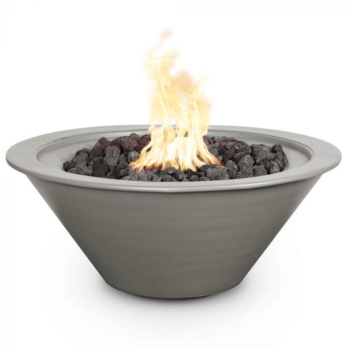 24" Cazo Powder Coated Fire Bowl- OPT-R24PCFO - CozeeFlames.com