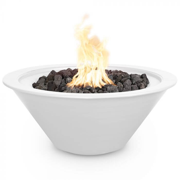 24" Cazo Powder Coated Fire Bowl- OPT-R24PCFO - CozeeFlames.com