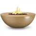 60" Sedona Wide Ledge Concrete Fire Pit- OPT-SEDWL60 - CozeeFlames.com