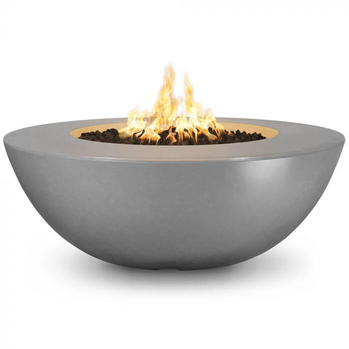 60" Sedona Wide Ledge Concrete Fire Pit- OPT-SEDWL60 - CozeeFlames.com