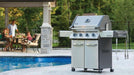 Napoleon Prestige 500 Freestanding Gas Grill with Infrared Rear Burner and Infrared Side Burner and Rotisserie Kit - CozeeFlames.com