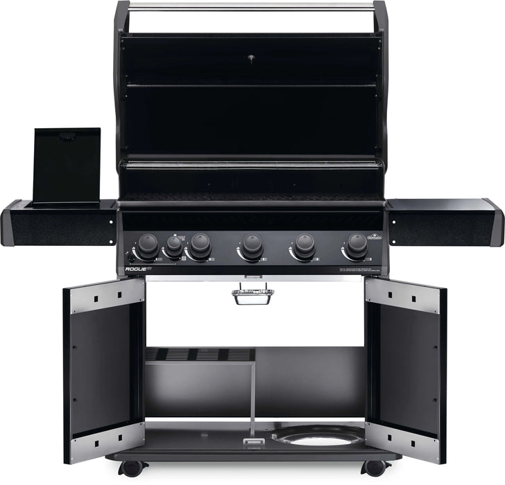 Napoleon Rogue XT 625 SIB FreestandingGas Grill with Infrared Side Burner - Black - CozeeFlames.com