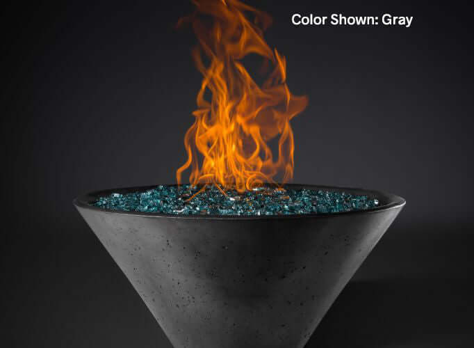 RidgeLine Conical Fire Bowl 22"- KRL22C- Config - CozeeFlames.com