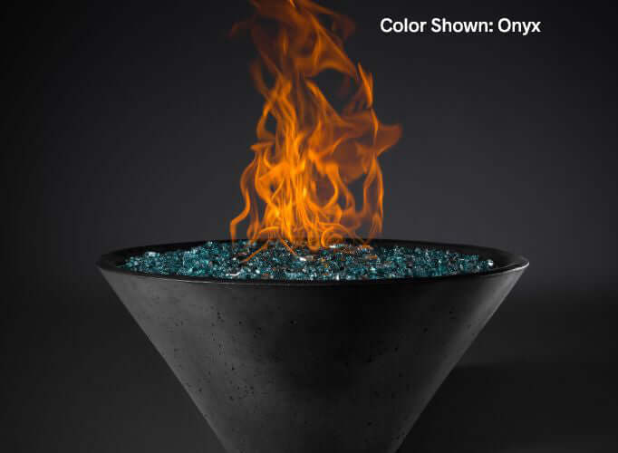 RidgeLine Conical Fire Bowl 22"- KRL22C- Config - CozeeFlames.com