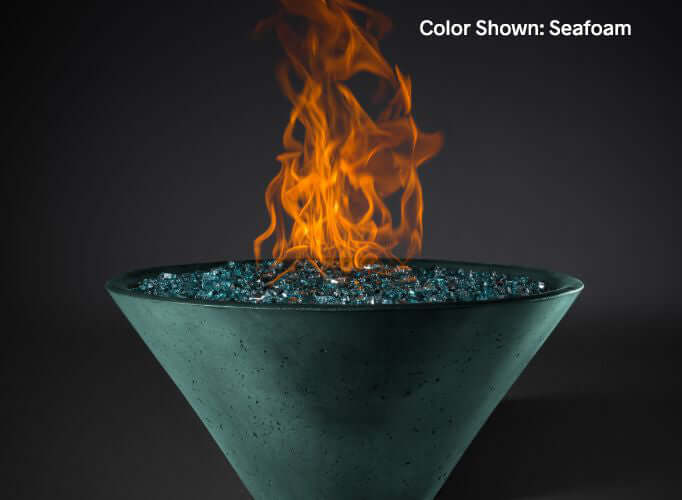 RidgeLine Conical Fire Bowl 22"- KRL22C- Config - CozeeFlames.com