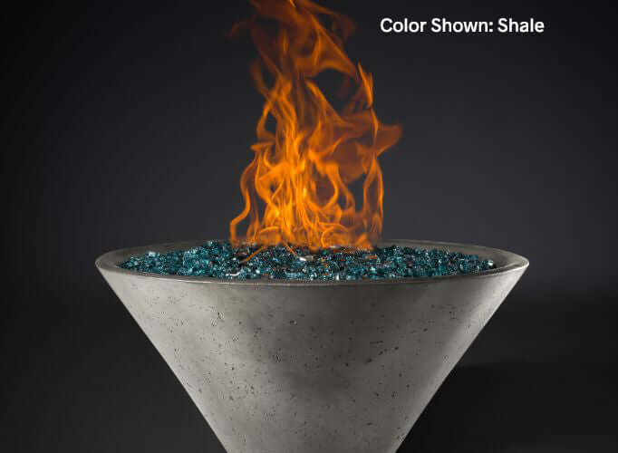 RidgeLine Conical Fire Bowl 22"- KRL22C- Config - CozeeFlames.com