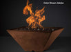 RidgeLine Square Fire Bowl 22"- KRL22S- Config - CozeeFlames.com