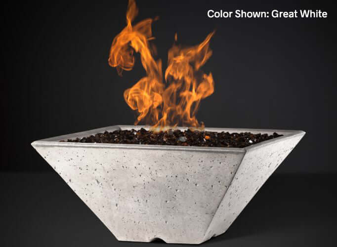 RidgeLine Square Fire Bowl 22"- KRL22S- Config - CozeeFlames.com