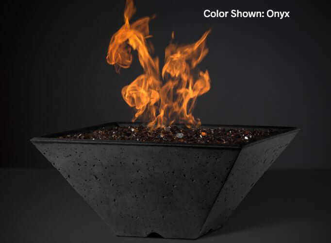 RidgeLine Square Fire Bowl 22"- KRL22S- Config - CozeeFlames.com