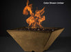 RidgeLine Square Fire Bowl 22"- KRL22S- Config - CozeeFlames.com