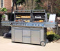 Napoleon Prestige PRO 825 Freestanding Gas Grill with Infrared Rear Burner, Double Infrared Sear Burner & Side Burner and Rotisserie Kit - CozeeFlames.com